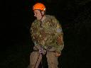 Me abseil, battered at 4am